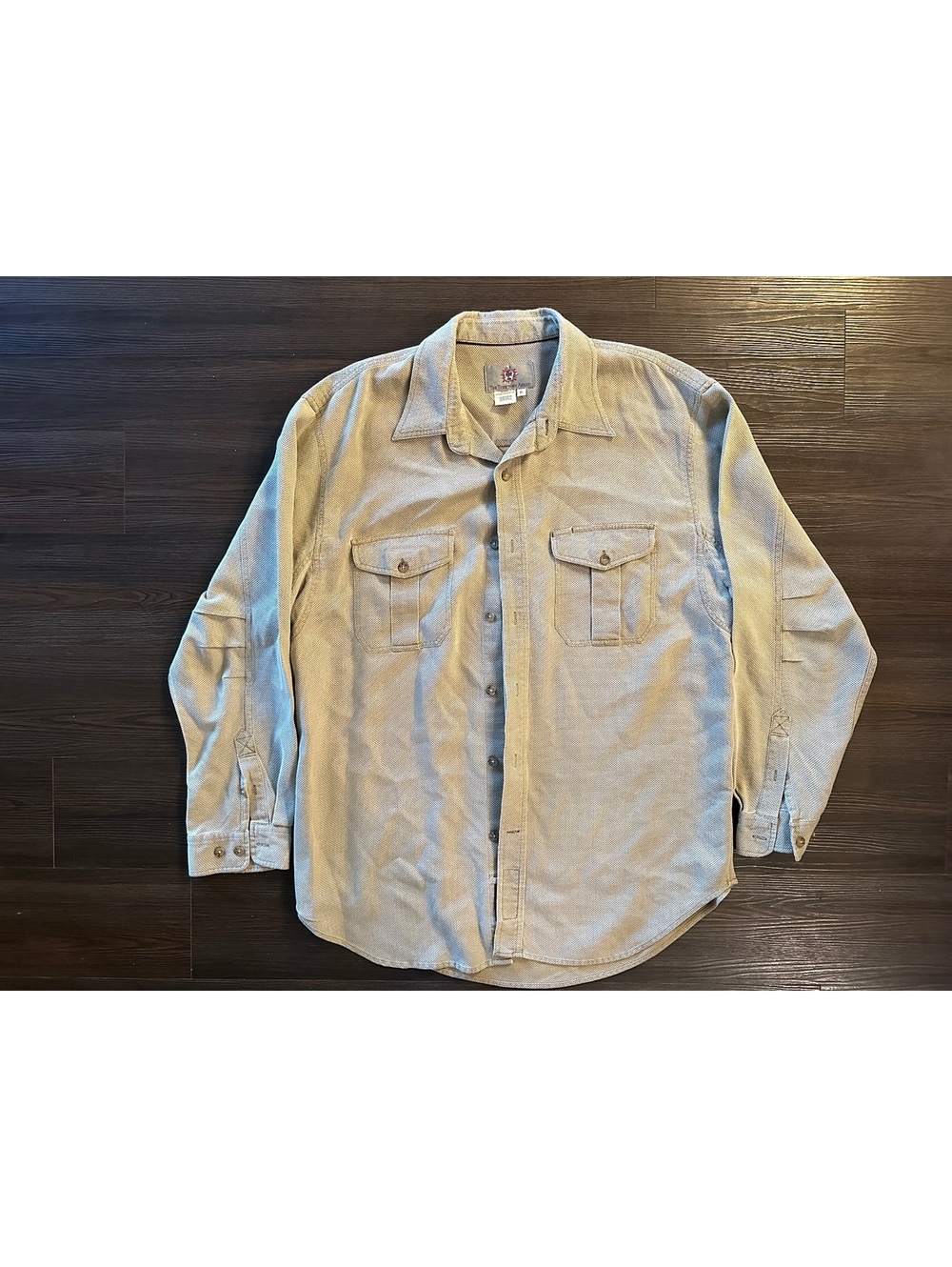 Vintage The Territory Ahead silk cotton shirt large - Picture 2 of 5